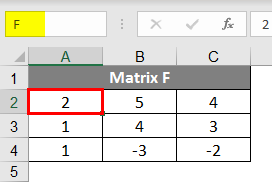 hhow to get an answer for matrixs in excel using mac